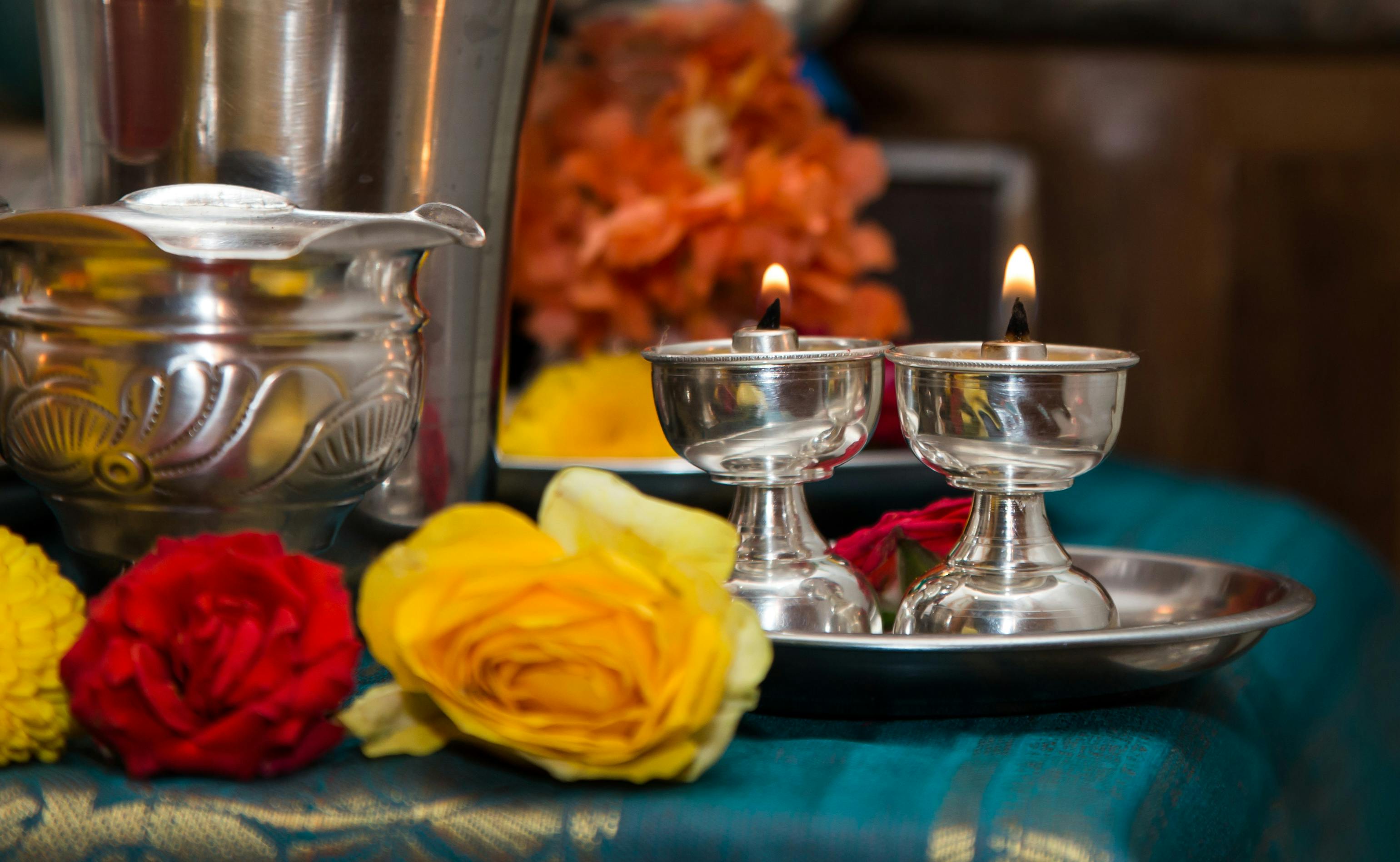 Free stock photo of devotion, flower, hinduism