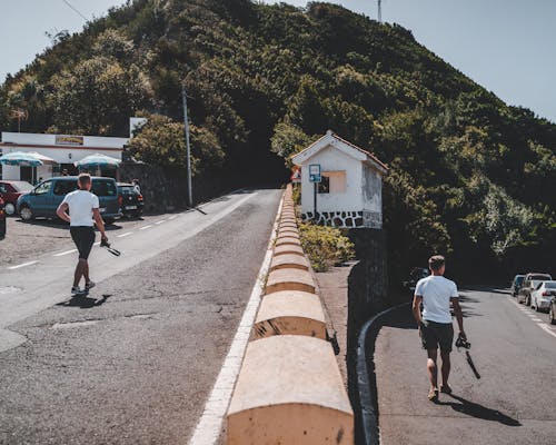 Free stock photo of different road, men, path