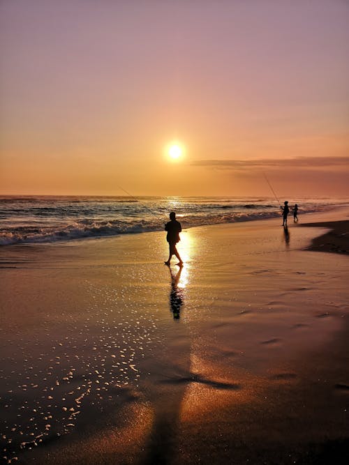 Free Δωρεάν στοκ φωτογραφιών με αλιεία, άμμος, Ανατολή ηλίου Stock Photo
