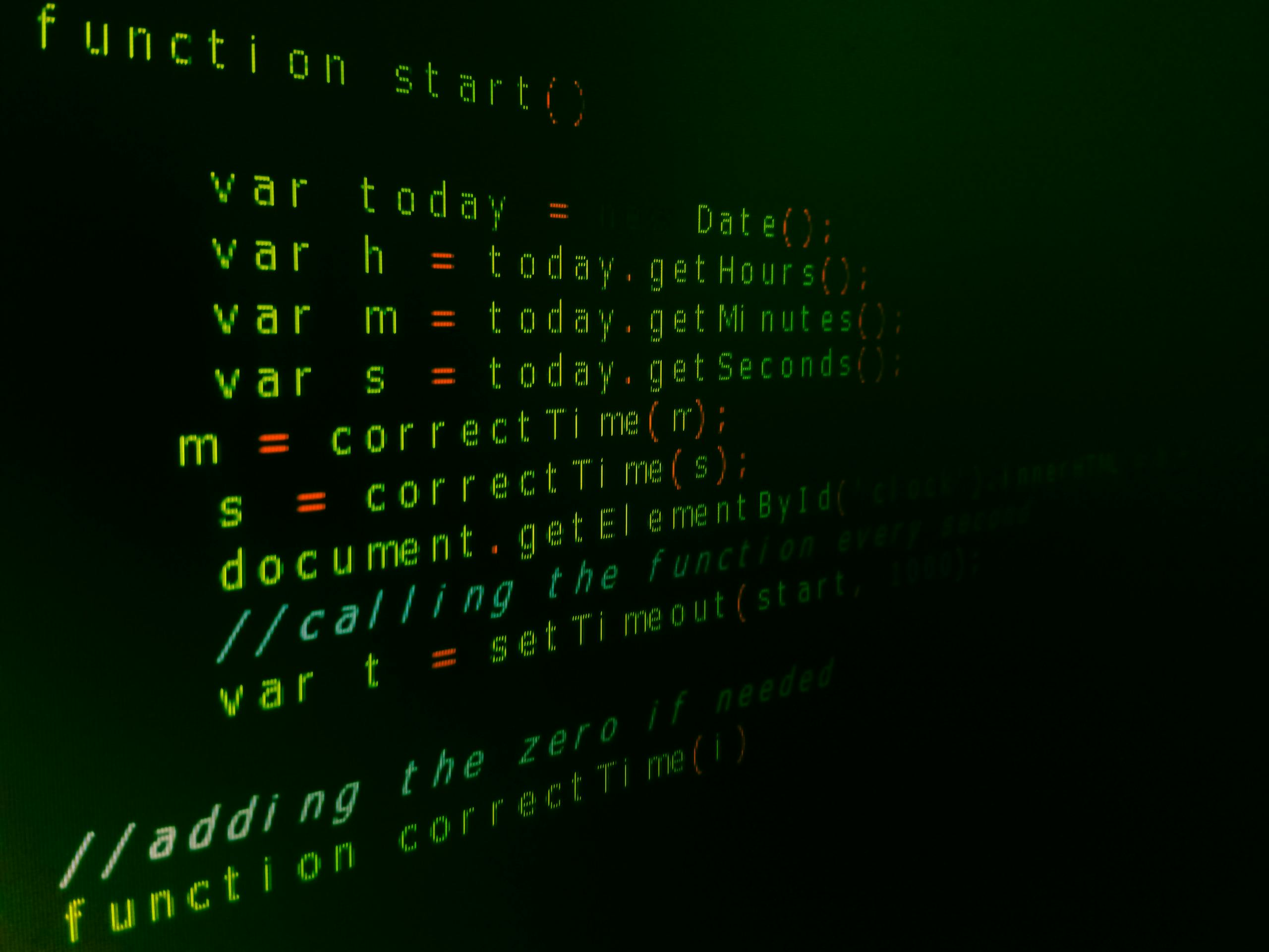 Desktop Source Code And Wallpaper By Computer Language With Coding And  Programming Stock Photo - Download Image Now - iStock