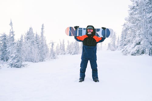 Foto profissional grátis de ao ar livre, coberto de neve, diversão