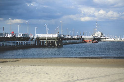 Free Pier in Sopot / Baltic Sea Stock Photo