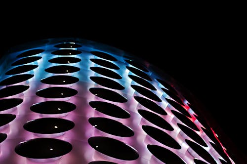 Free Pink and Blue Lighted Rack Stock Photo