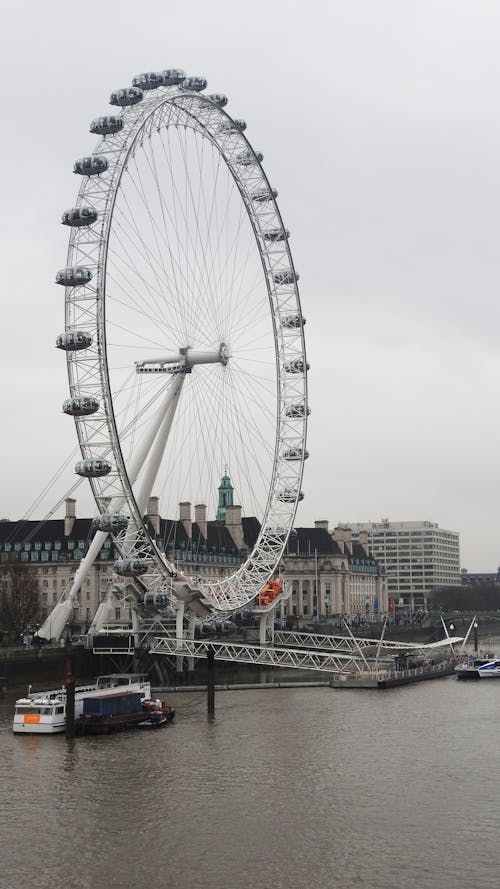 bezplatná Základová fotografie zdarma na téma London Eye, Londýn, molo Základová fotografie
