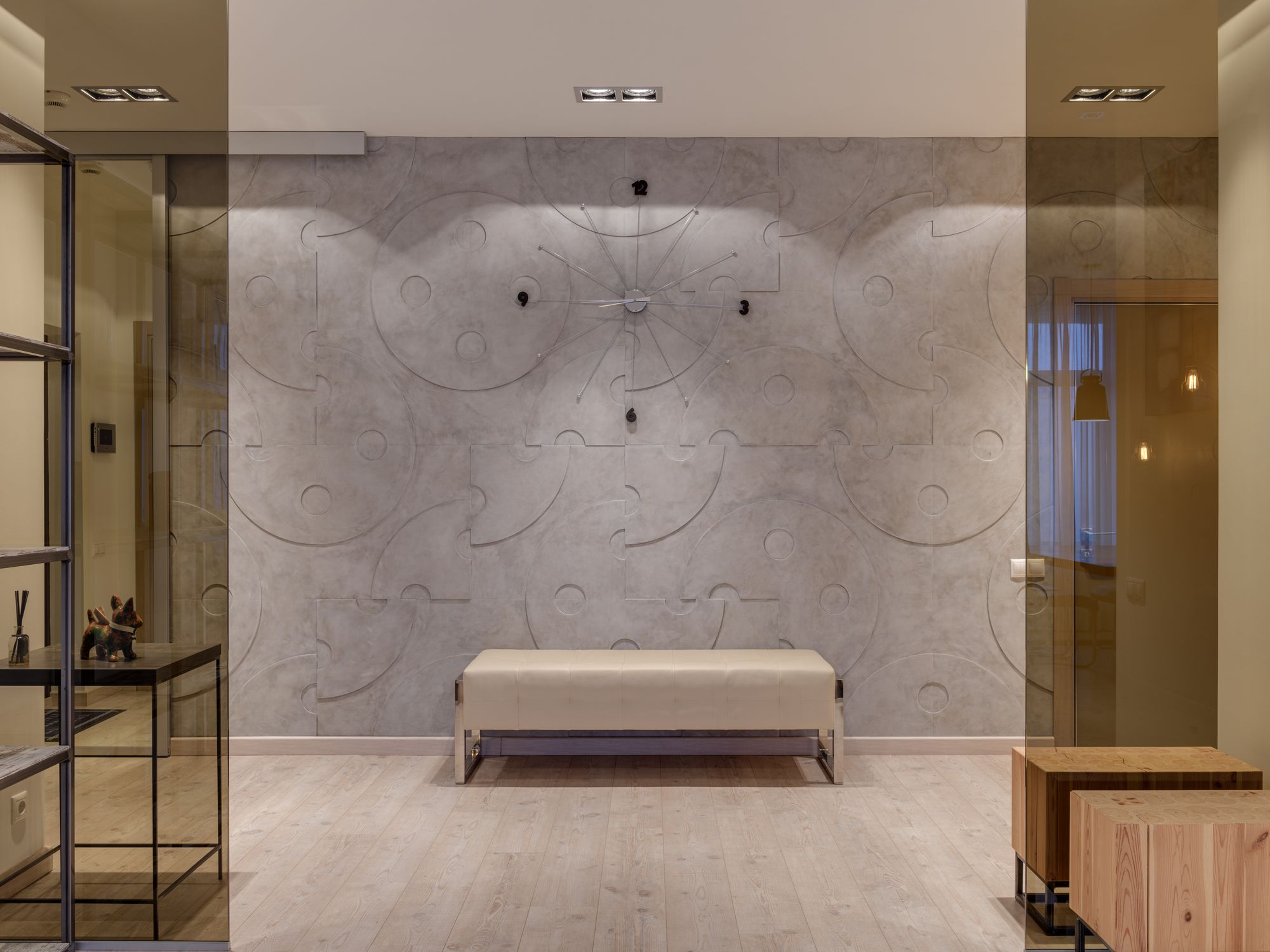 Wallpapering in Carshalton, Sutton — decorator hanging pattern-matched wallpaper