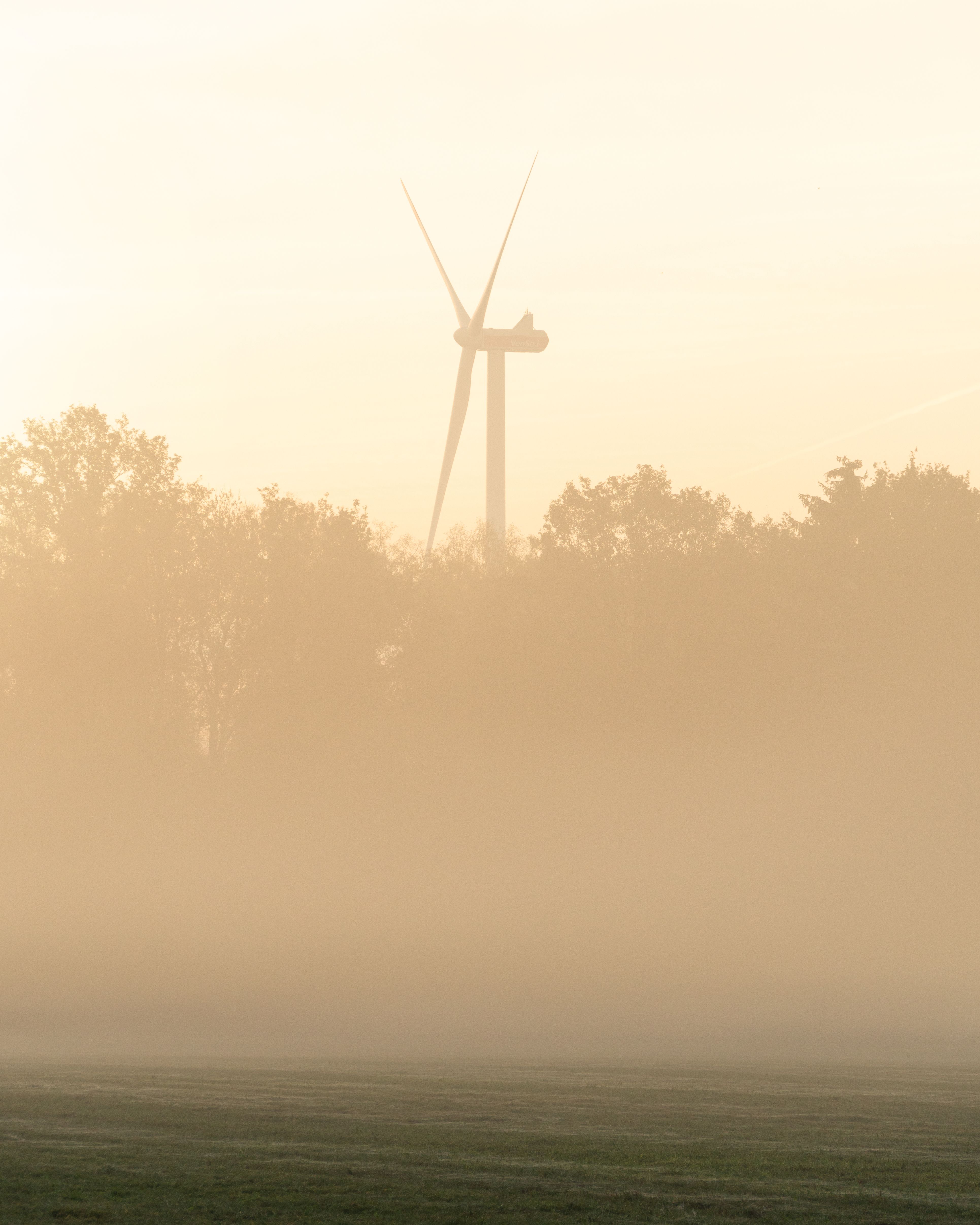 Silhouette of a Wind Turbine · Free Stock Photo