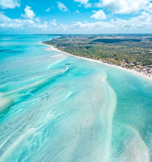 Aerial View of an Island