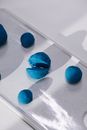 Blue and Brown Heart Shaped Stone