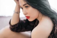 Attractive Woman in Close Up Photography