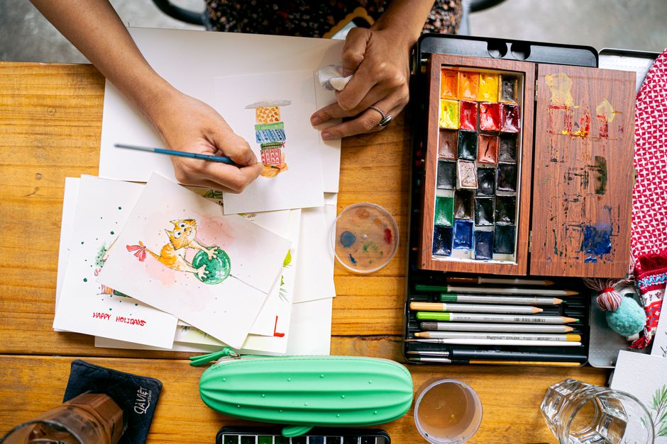 art desk lifestyle photo 2