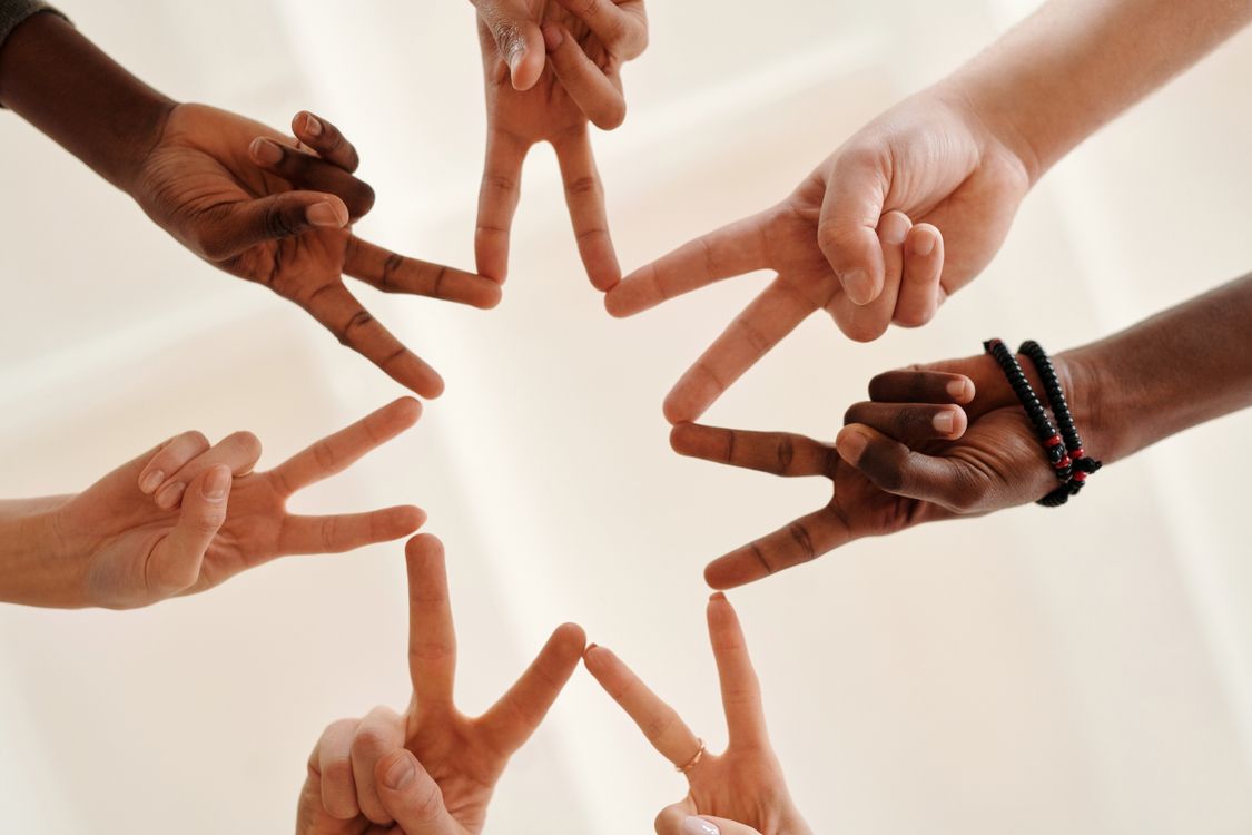 Two Hand Star Sign Hand Hands Forming a Star · Free Stock Photo