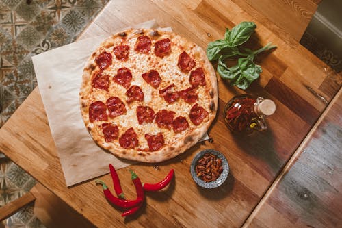 Foto profissional grátis de alimento, almoço, calabresa