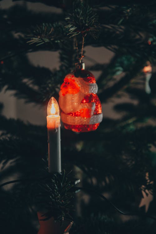 Close-up Shot of Hanging Christmas Decoration