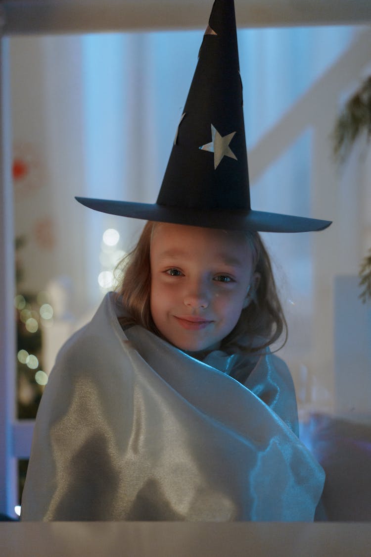 Girl In Wizard Hat