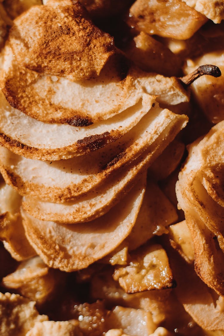 Close Up Of A Baked Pear 