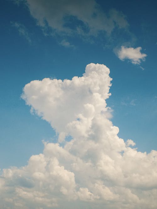 Free White Clouds in the Blue Sky  Stock Photo