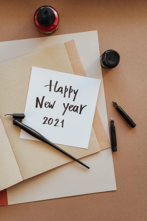 Gratuit Photos gratuites de 2021, bonne année, calligraphie Photos