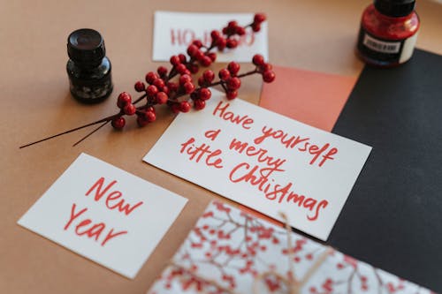 Christmas Cards on the Table