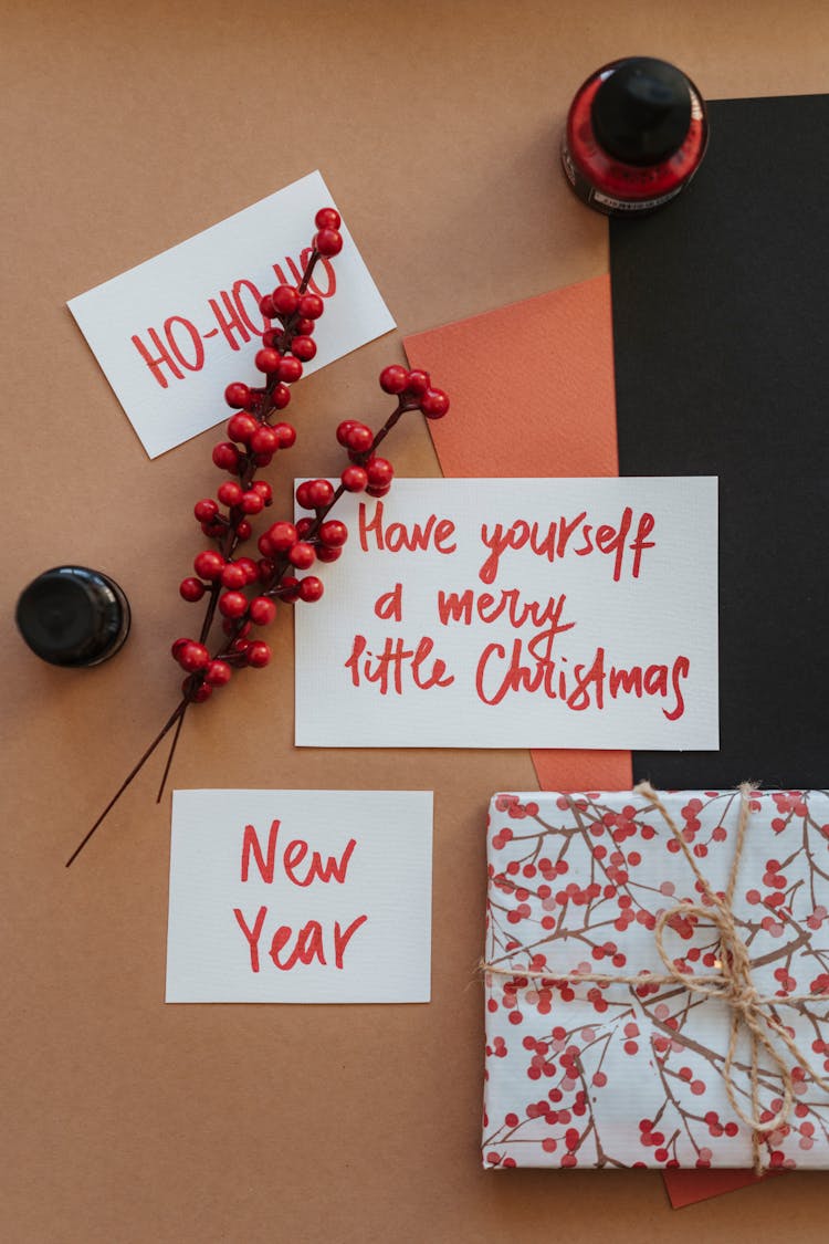 Christmas Cards On The Table