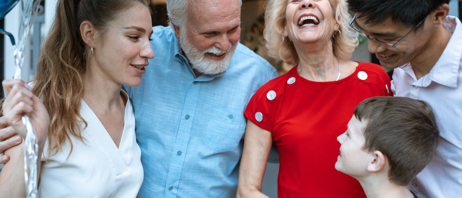 An older adult patient in a clinical setting