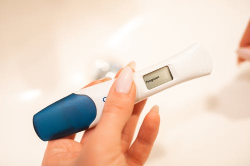 Witte En Blauwe Digitale Thermometer