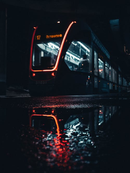A Train at Night