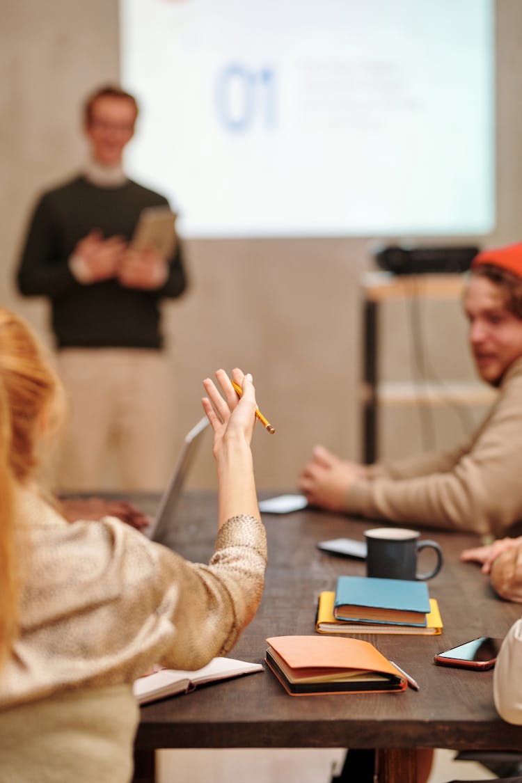 People Having A Meeting In The Office