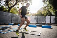 A Man doing Fitness Drills