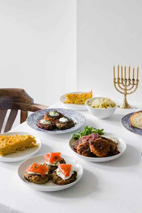 Δωρεάν στοκ φωτογραφιών με hanukkah, γεύμα, δείπνο Φωτογραφία από στοκ φωτογραφιών