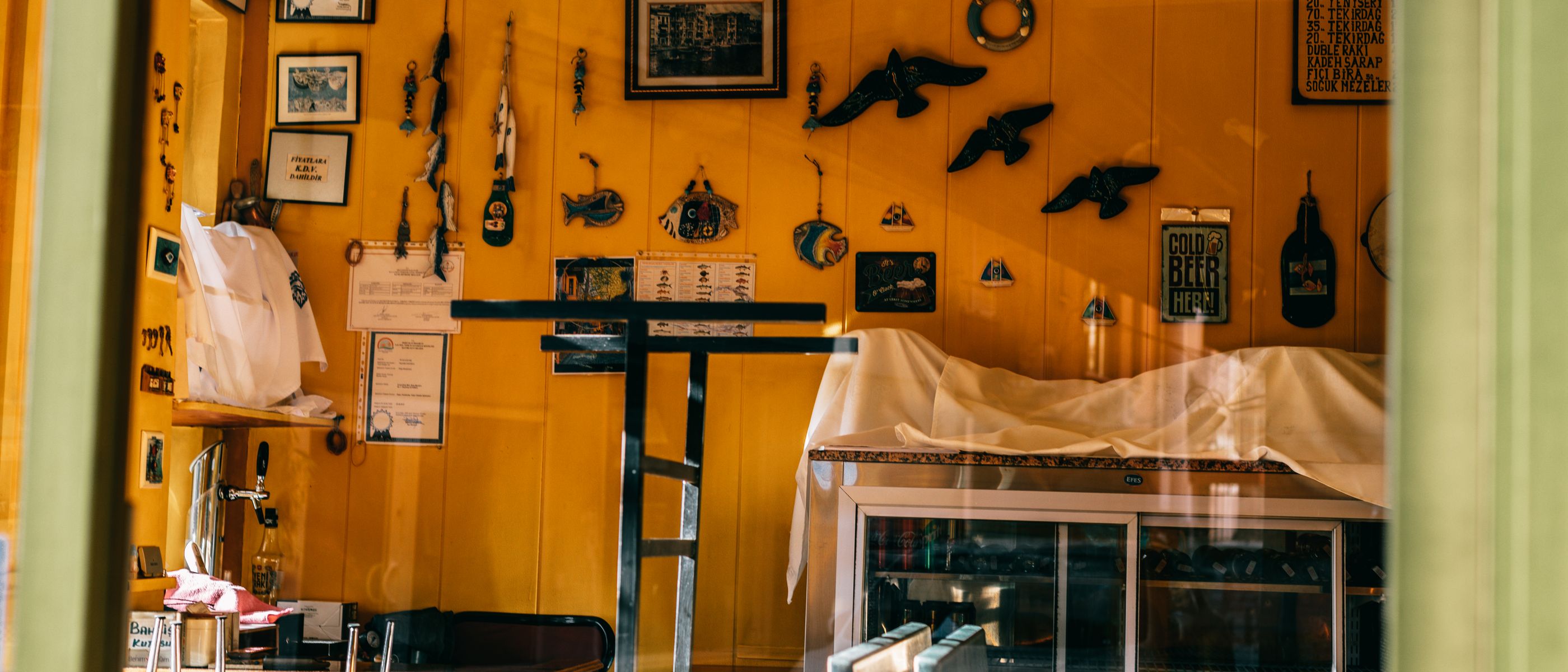 Commercial Decorating in Eel Pie Island — dust sheets down and the room fully protected