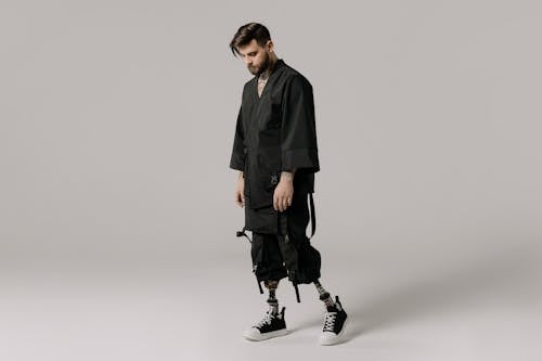 A Man With Prosthetic Legs 