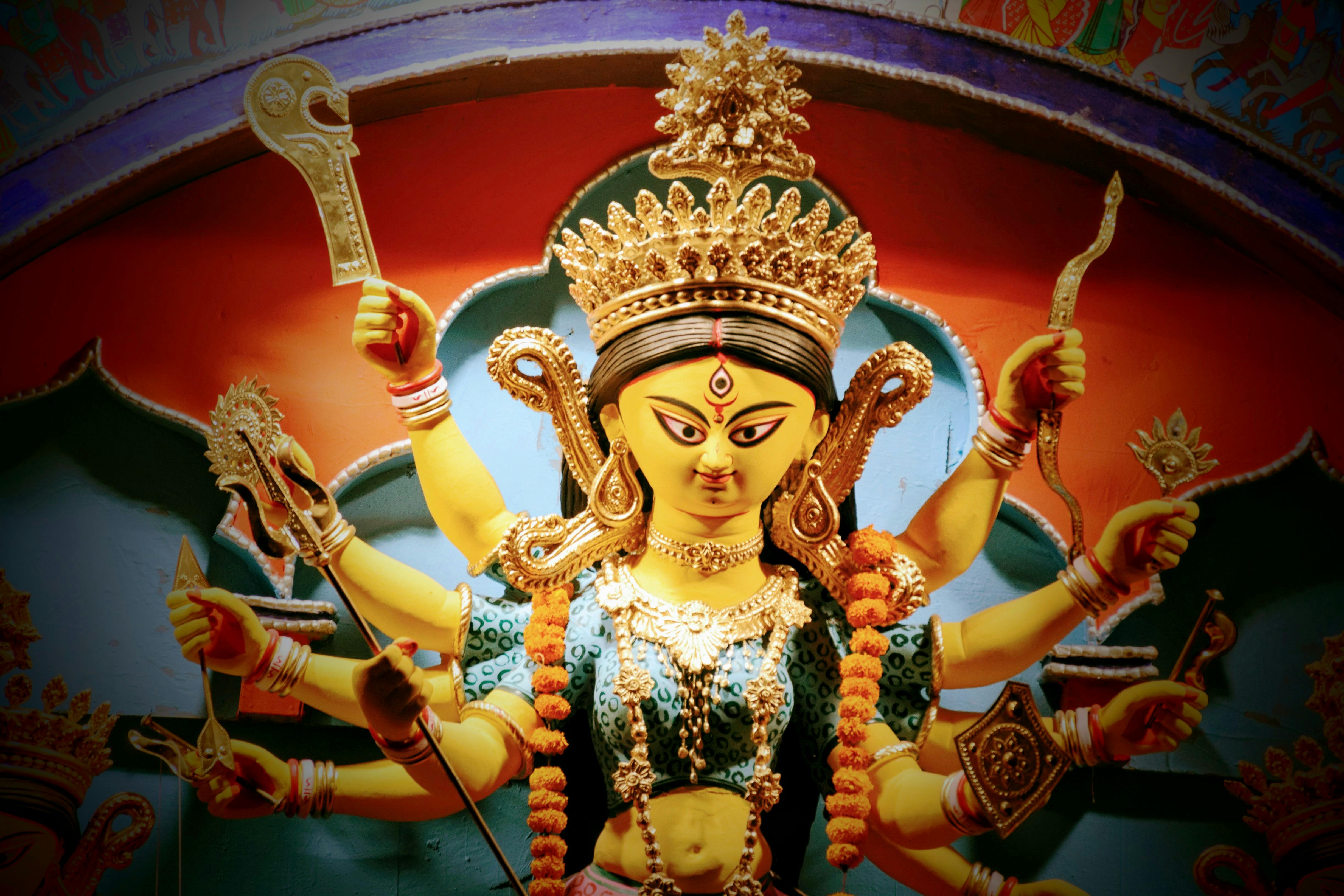 Free stock photo of colorful, durga, durga puja