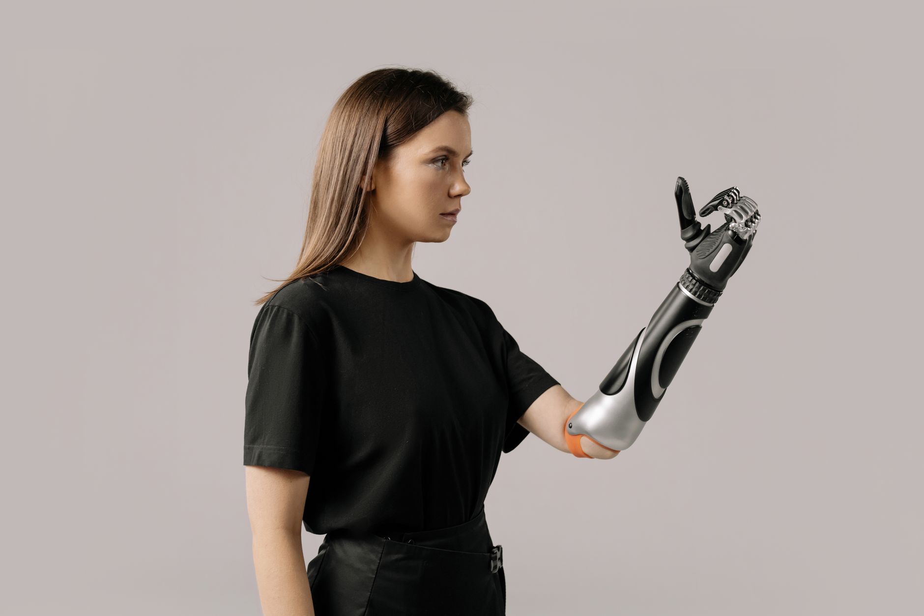 A Woman With a Prosthetic Arm