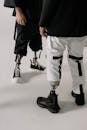 Person Wearing Prosthetic Legs