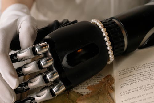 Close Up Shot of a Prosthetic Hand