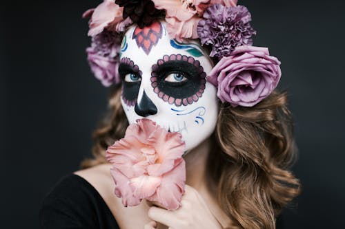 Free Close-Up Shot of a Woman in Halloween Costume Stock Photo