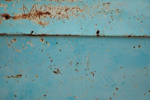 Shabby rusty metal surface with scratches