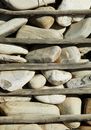 Stack of stones of different sizes