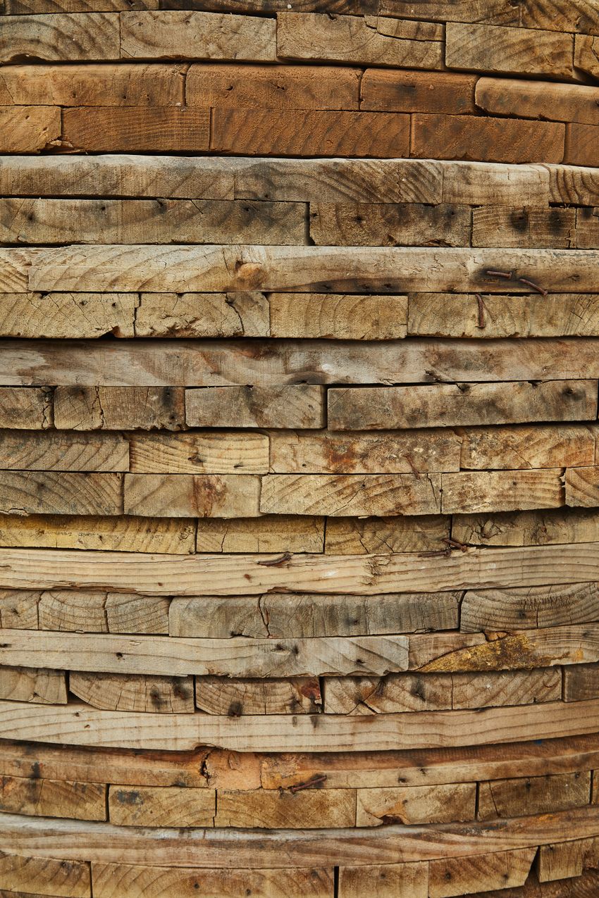 Aged reclaimed timber boards