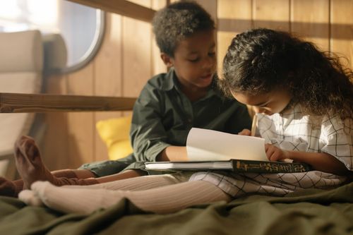 Kids Reading/homework Children Doing Homework · Free Stock Photo