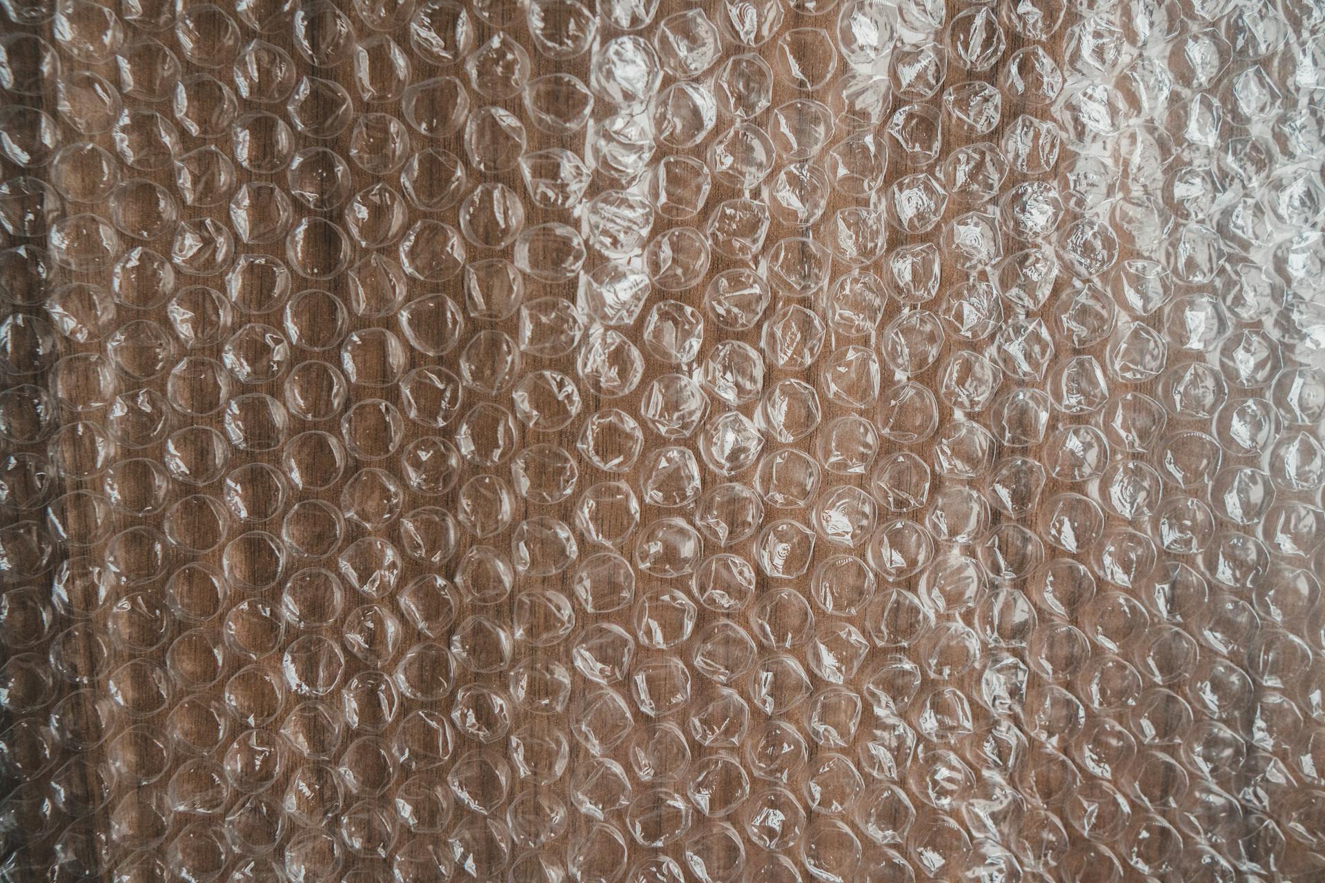 Background of bubble pack with bumpy surface