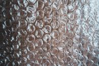 Backdrop of bubble pack with glowing irregular surface