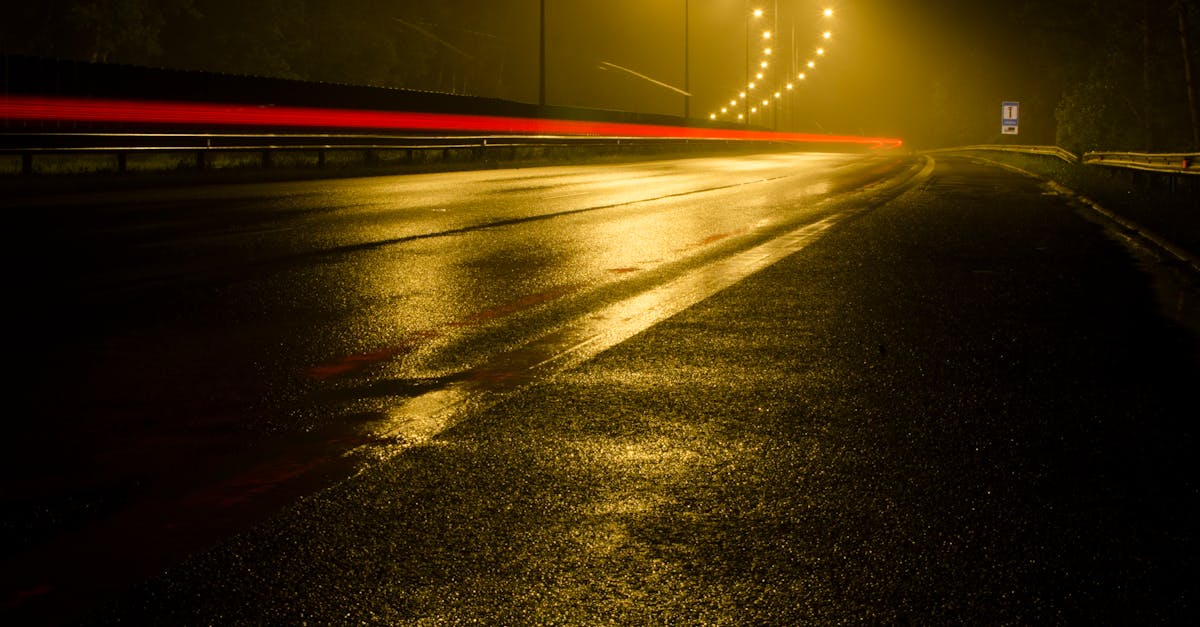 Free stock photo of dark, golden, highway