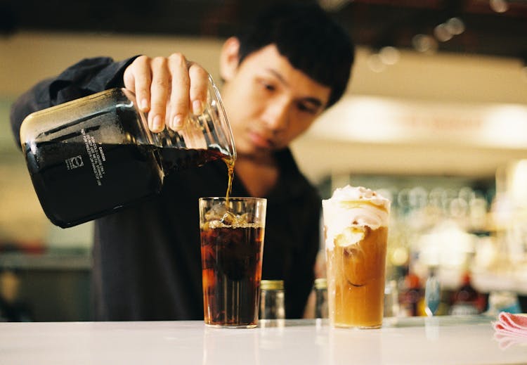 Man Pouring Beer