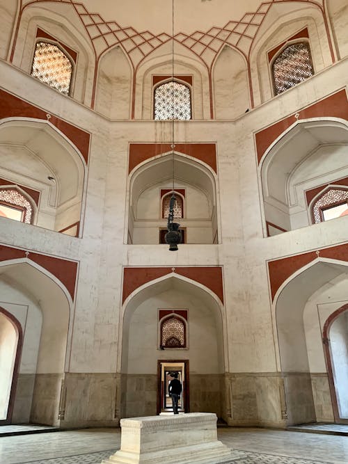 Interior of Humayun's Tomb in New Delhi, India