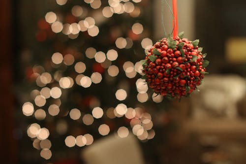Fotos de stock gratuitas de adorno de navidad, bokeh, de cerca