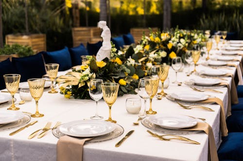 Free A Fancy Table Setting  Stock Photo