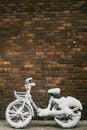 A Bicycle Covered in Snow