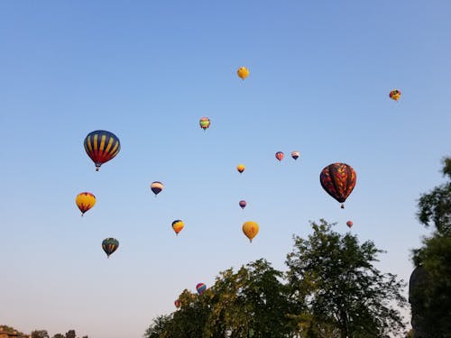 Kostenloses Stock Foto zu heißluftballons