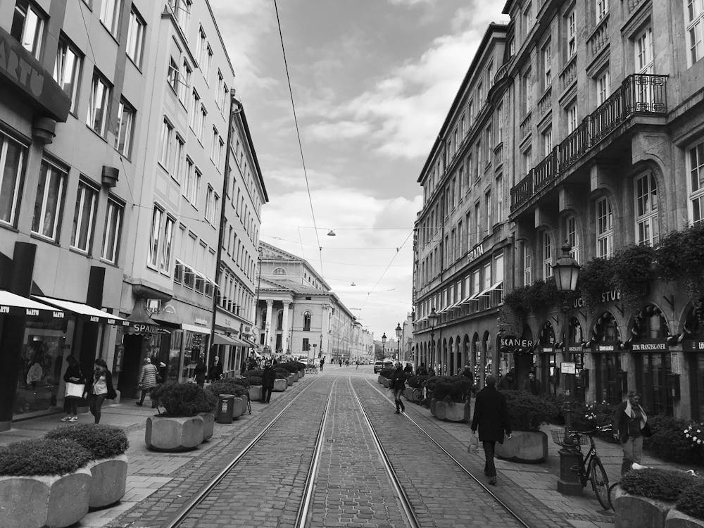 Free stock photo of cobblestone, cobblestone street, germany